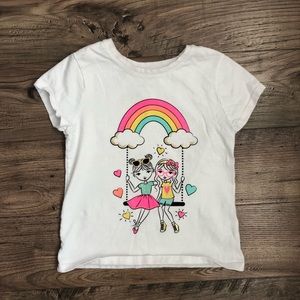 Garaninals 4T Rainbow Girls T-Shirt